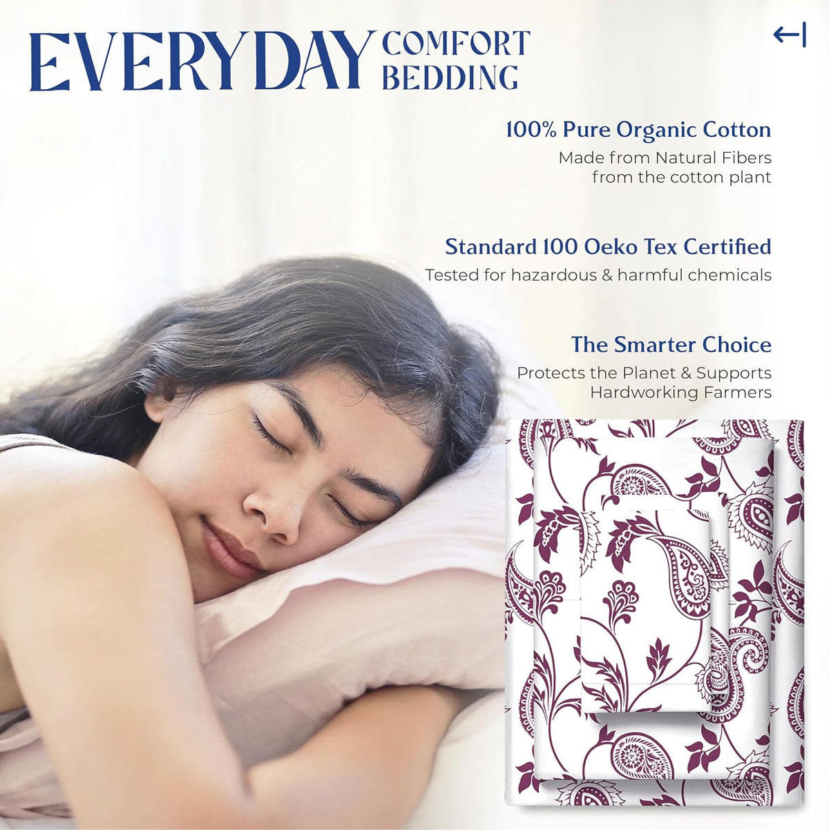 California King cotton bedding sets, alternate view 5
