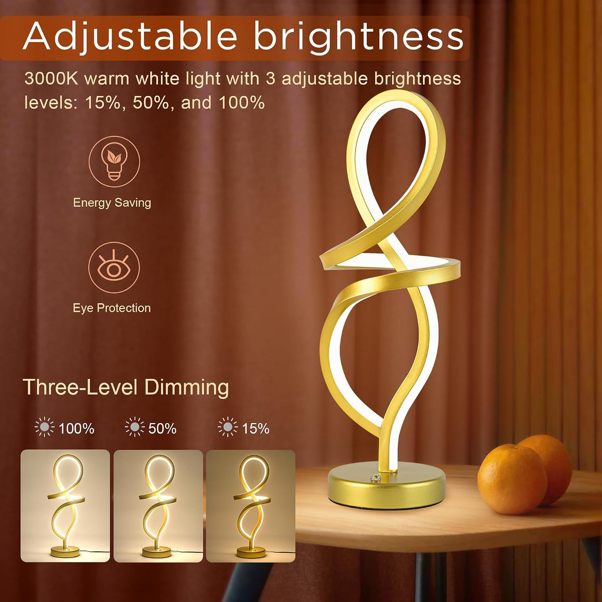 5.9"D x 5.9"W x 16.1"H metal table lamps, alternate view 8