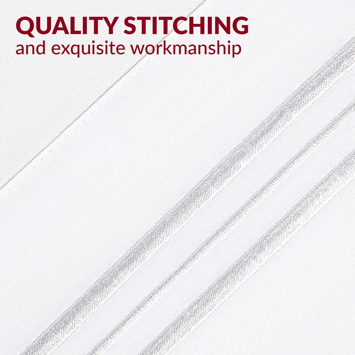 King microfiber pillowcases in White, alternate view 7