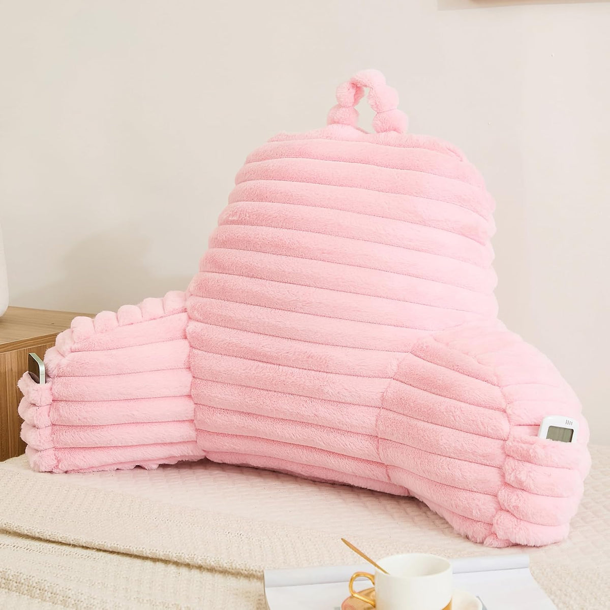 X-Large polyester backrest pillows in Pink