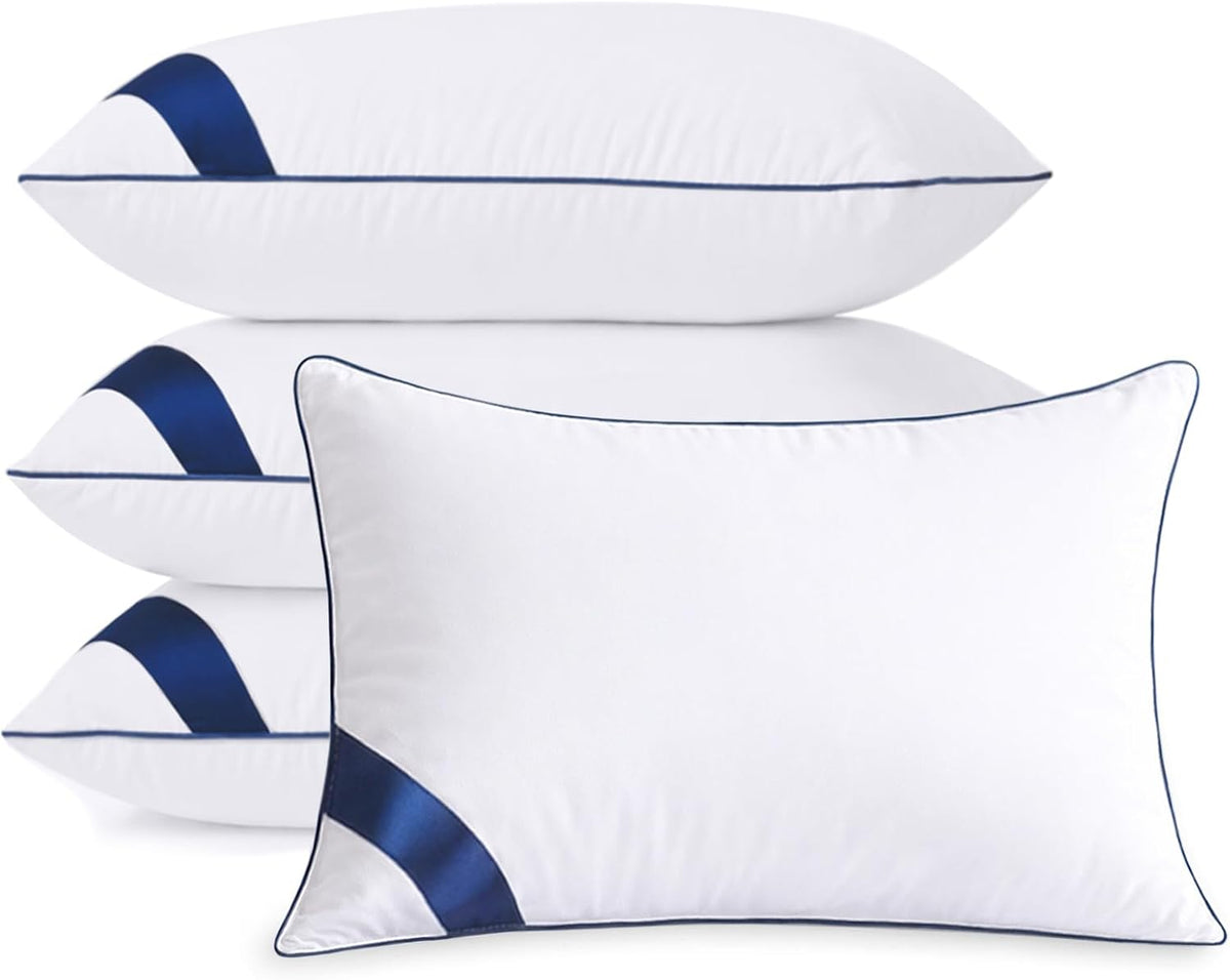 Queen(4 Pack) polyester pillows in White