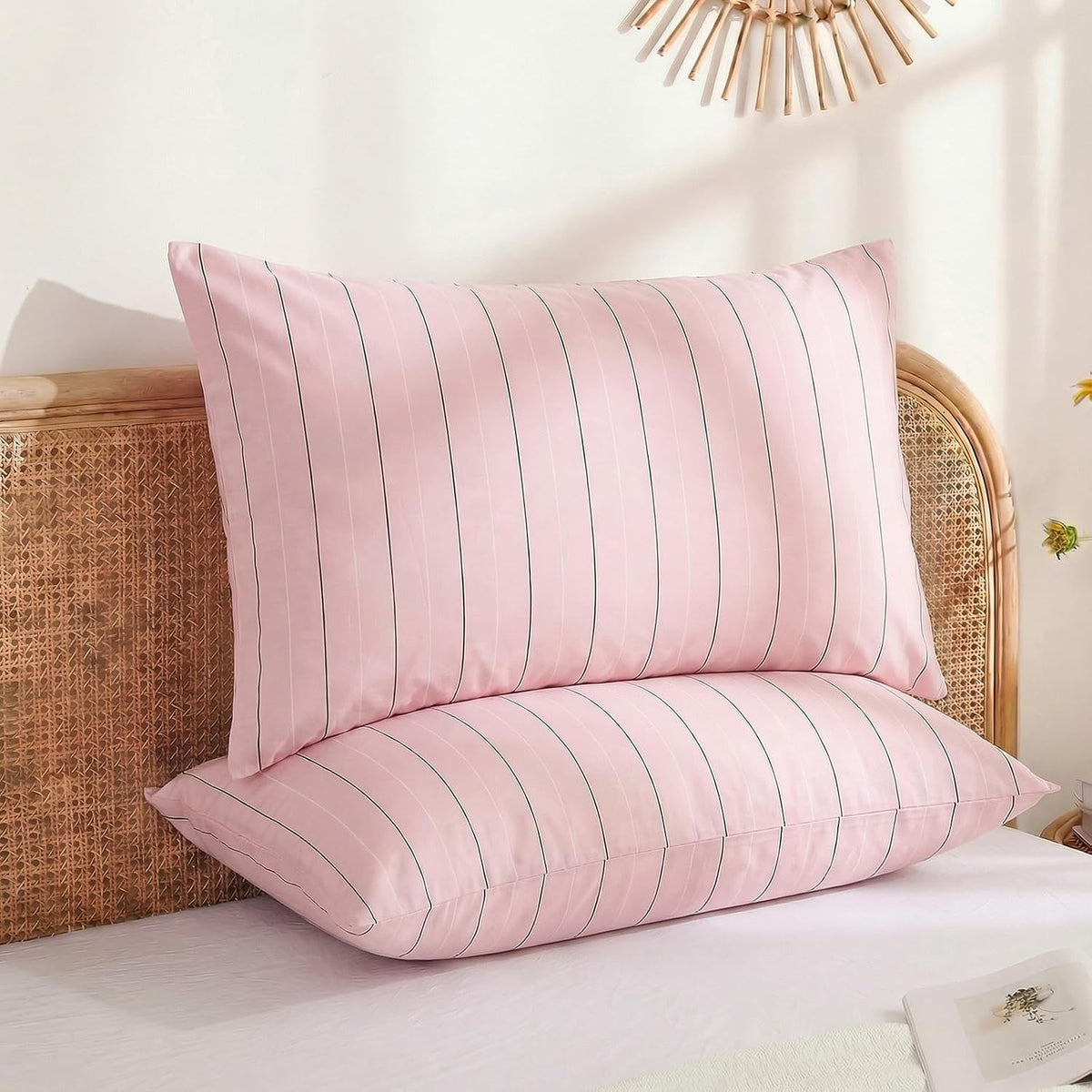 King (20''x36'') cotton pillowcases, alternate view 2