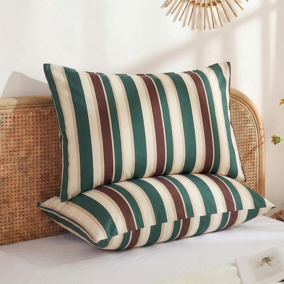 King (20''x36'') cotton pillowcases, alternate view 2