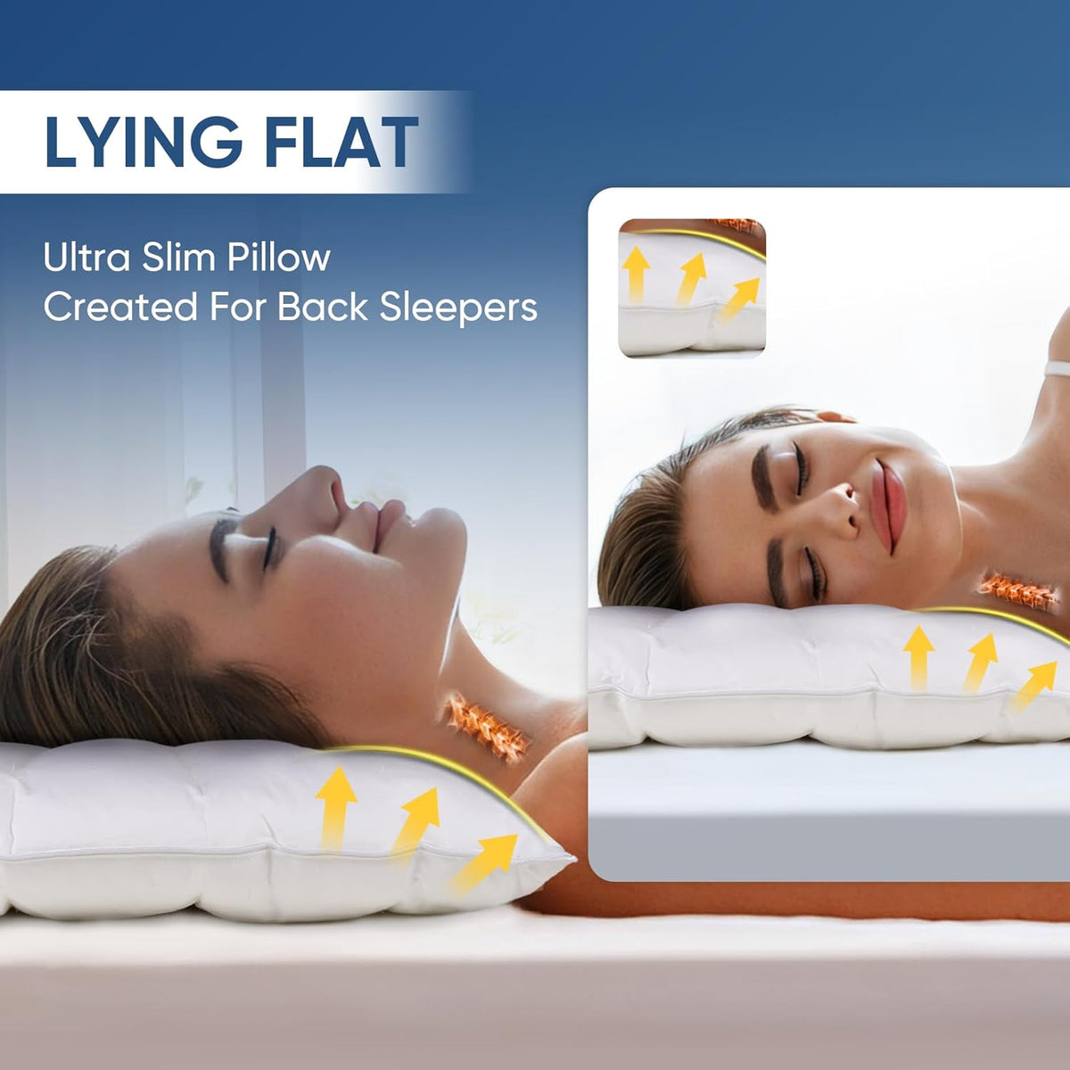 Standard pillows in White, alternate view 2
