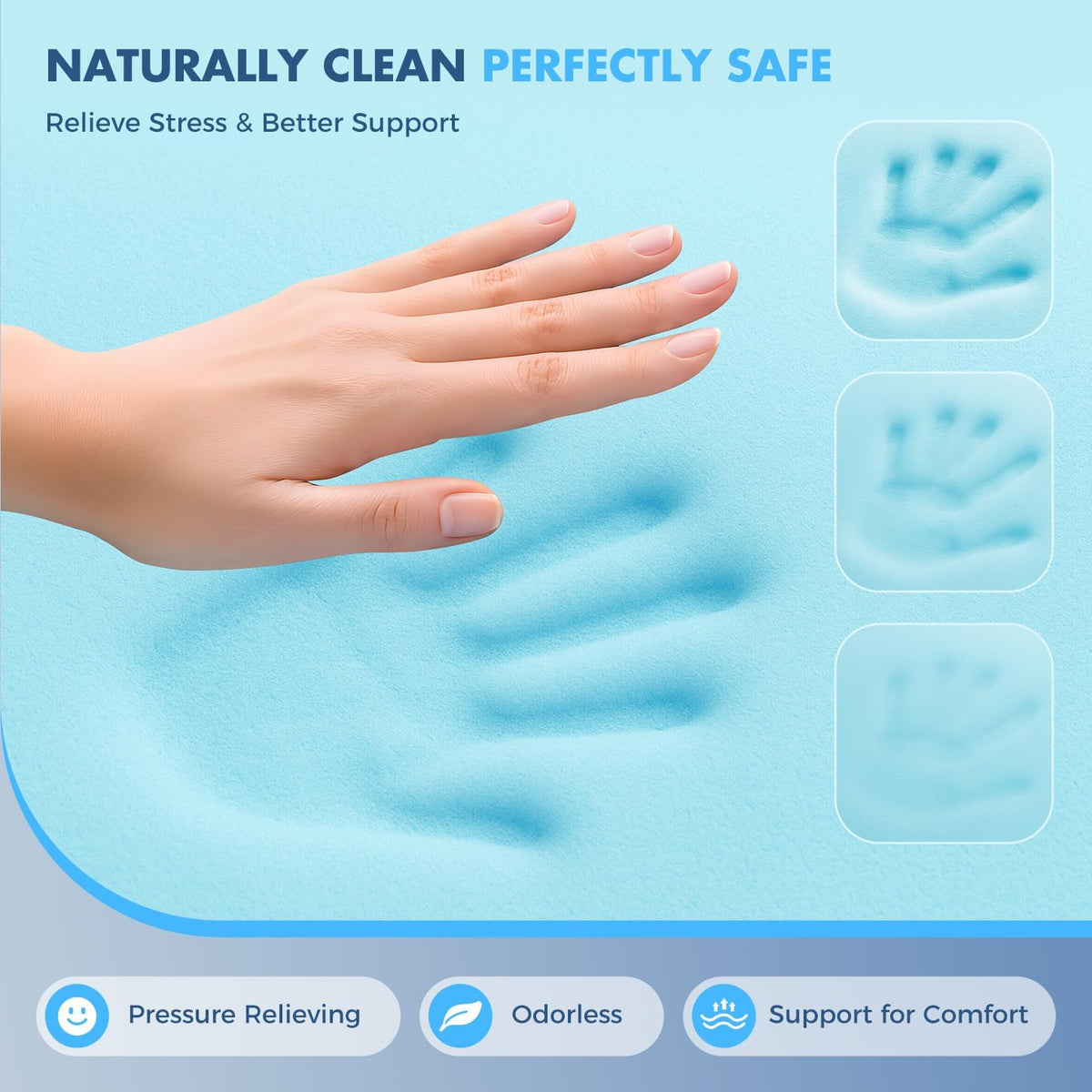 California King polyester mattress toppers in White, alternate view 4