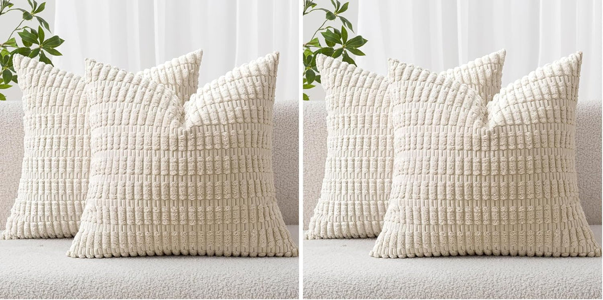throw pillow accessories in Cream White
