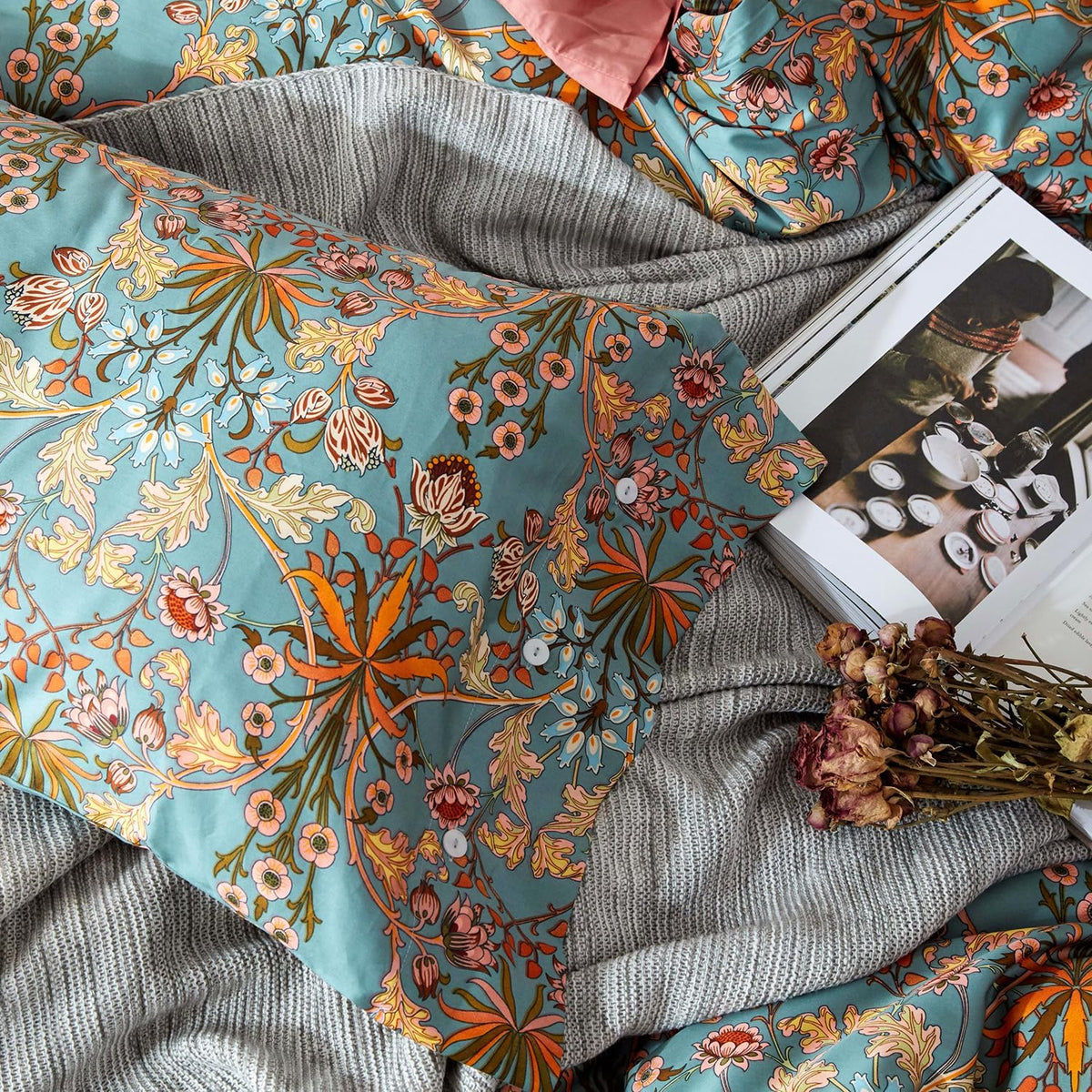 cotton duvet covers, alternate view 7