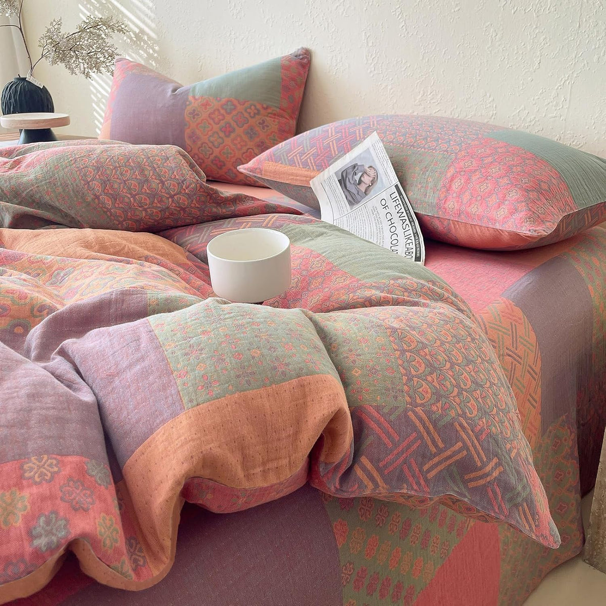 Queen cotton duvet covers, alternate view 9