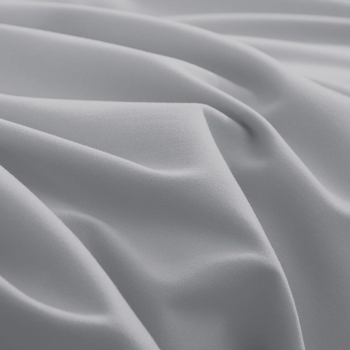 Queen - EXTRA DEEP Pocket microfiber bedding sets in Light Gray, alternate view 7