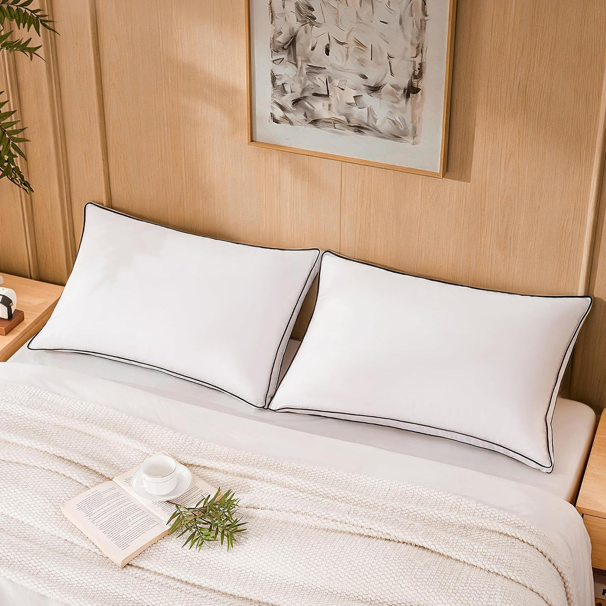 Standard(2 PACK) pillows in White, alternate view 8