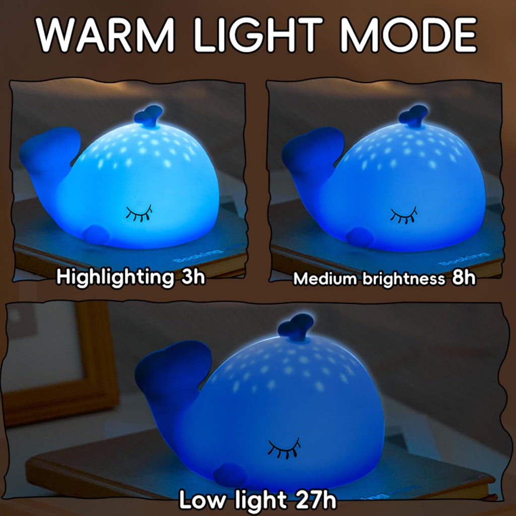 5.3"D x 3.9"W x 3.4"H silicone night lights & ambient lighting, alternate view 5