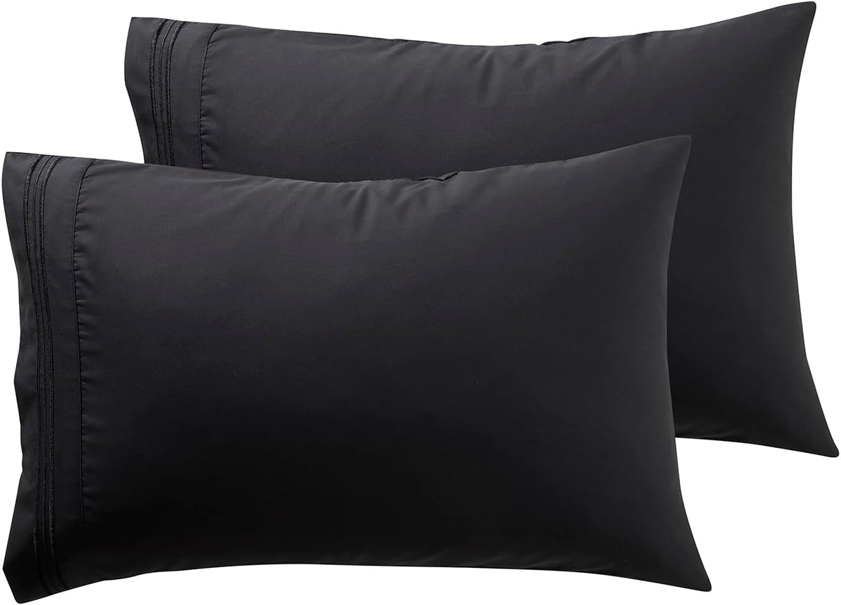 King (20" x 40") 2Pc microfiber pillowcases