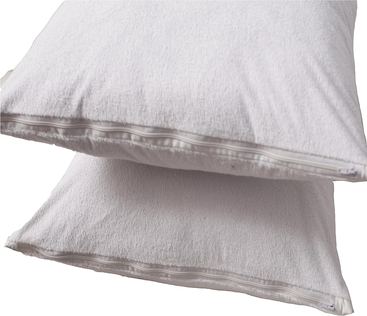 King cotton pillowcases in White, alternate view 7