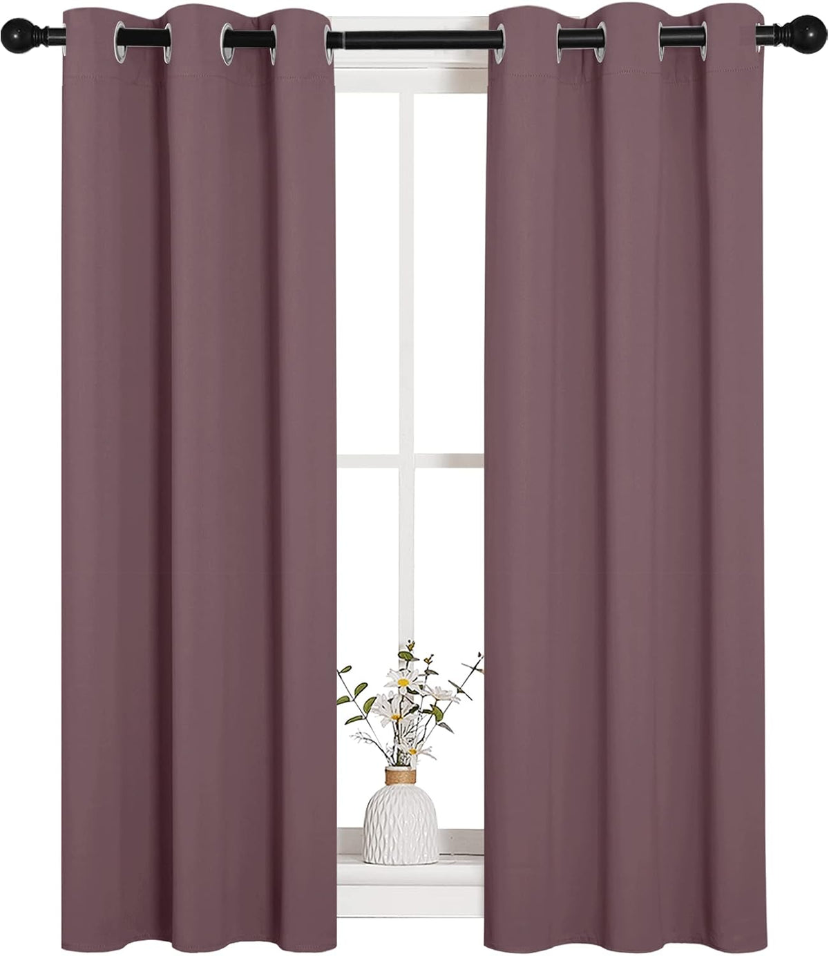40"L x 29"W polyester curtains, alternate view 2