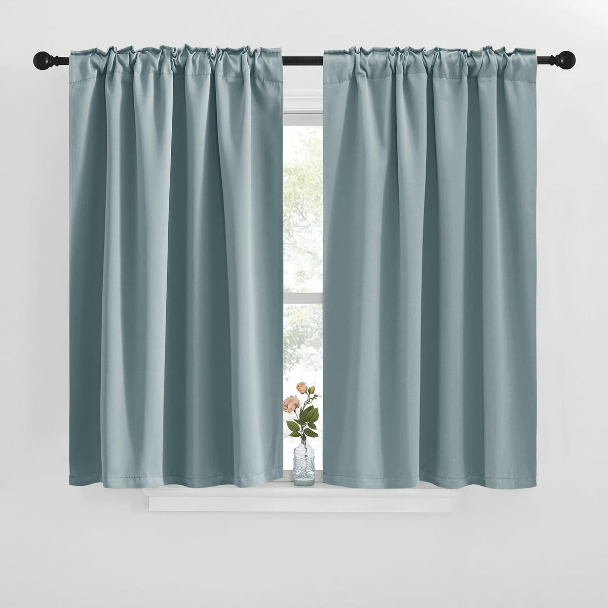 40"L x 42"W polyester curtains, alternate view 2