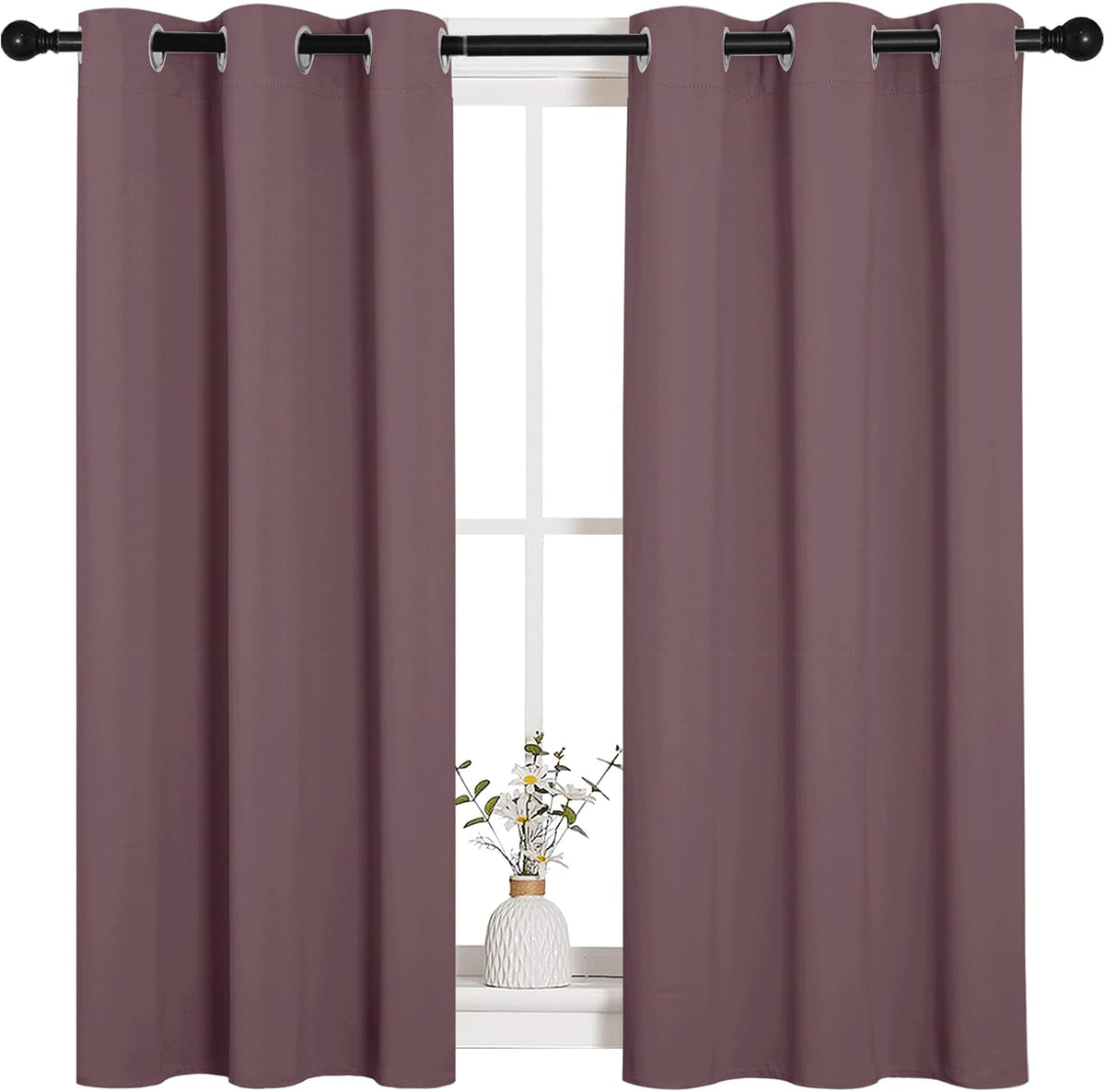 45"L x 34"W polyester curtains, alternate view 2