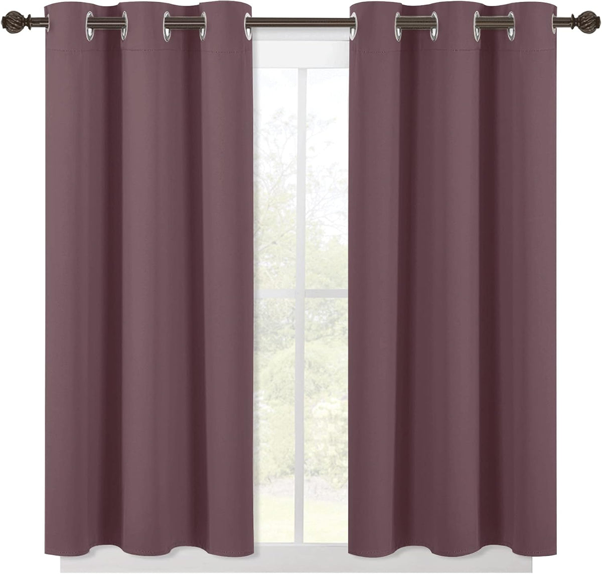 45"L x 42"W polyester curtains, alternate view 2