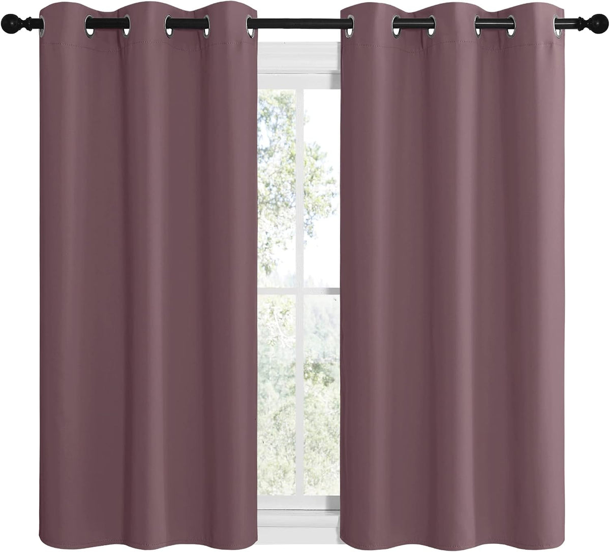 50"L x 42"W polyester curtains, alternate view 2