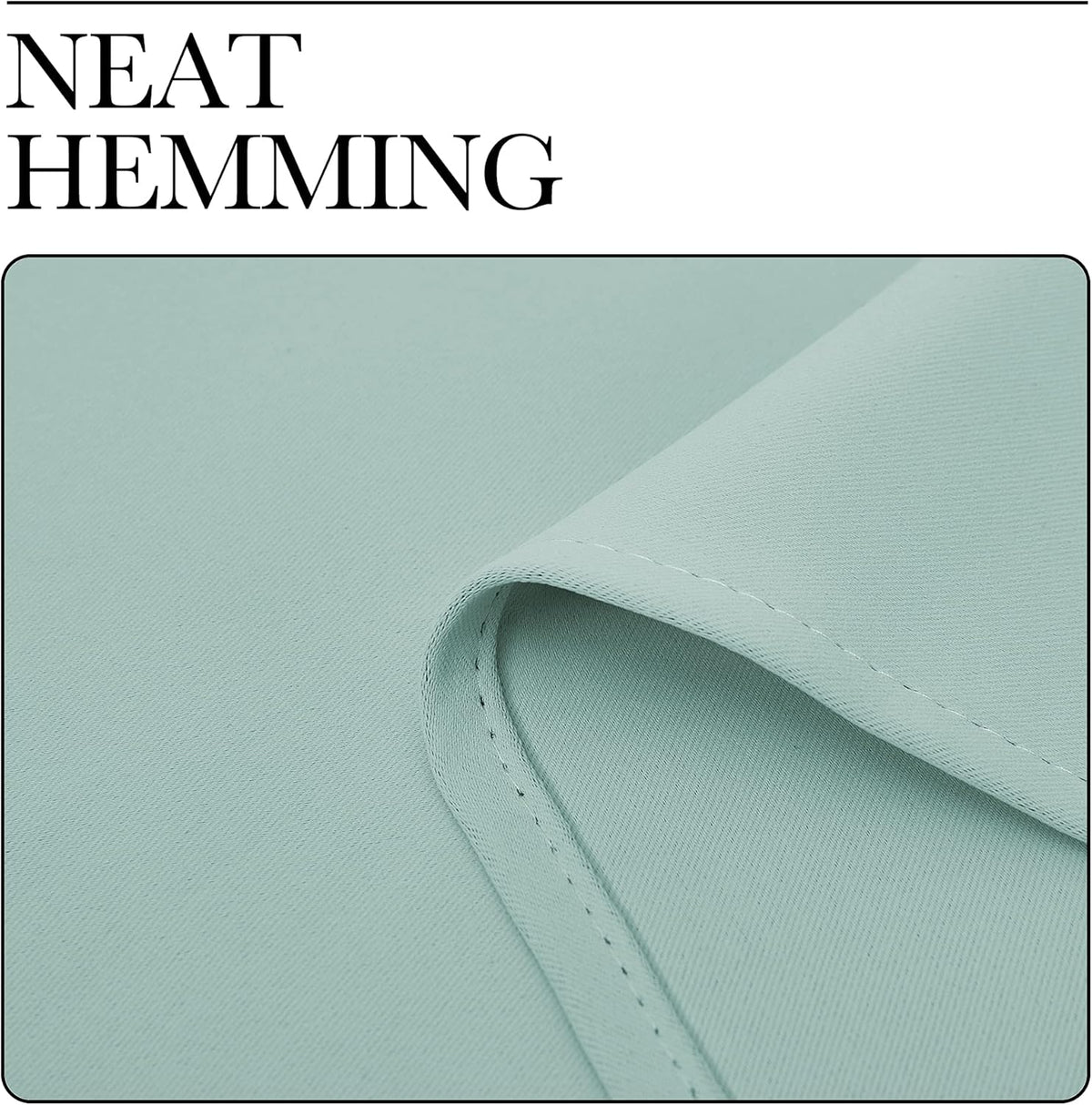 63"L x 42"W polyester curtains in Aqua, alternate view 7