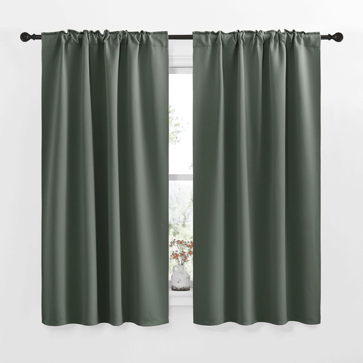 63"L x 42"W polyester curtains, alternate view 2