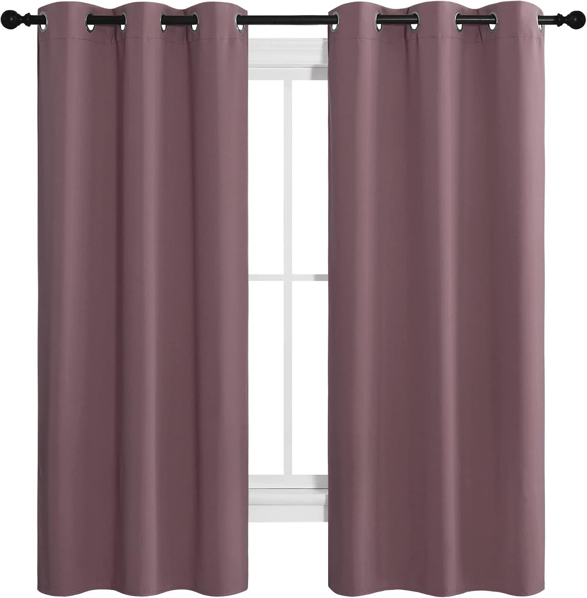 68"L x 42"W polyester curtains, alternate view 2