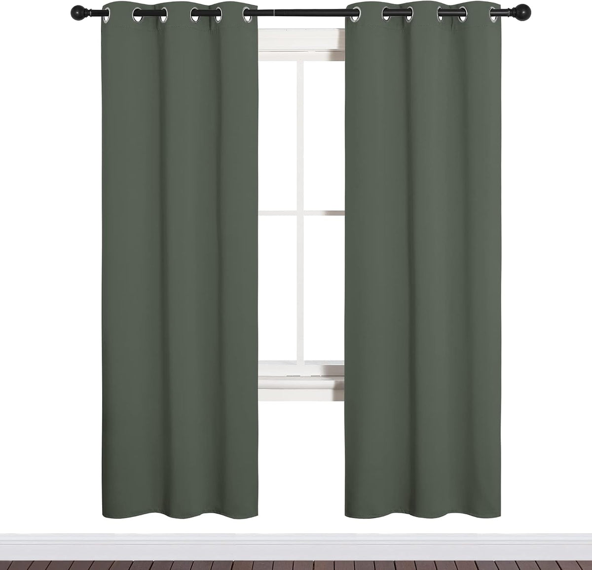 72"L x 34"W polyester curtains, alternate view 2