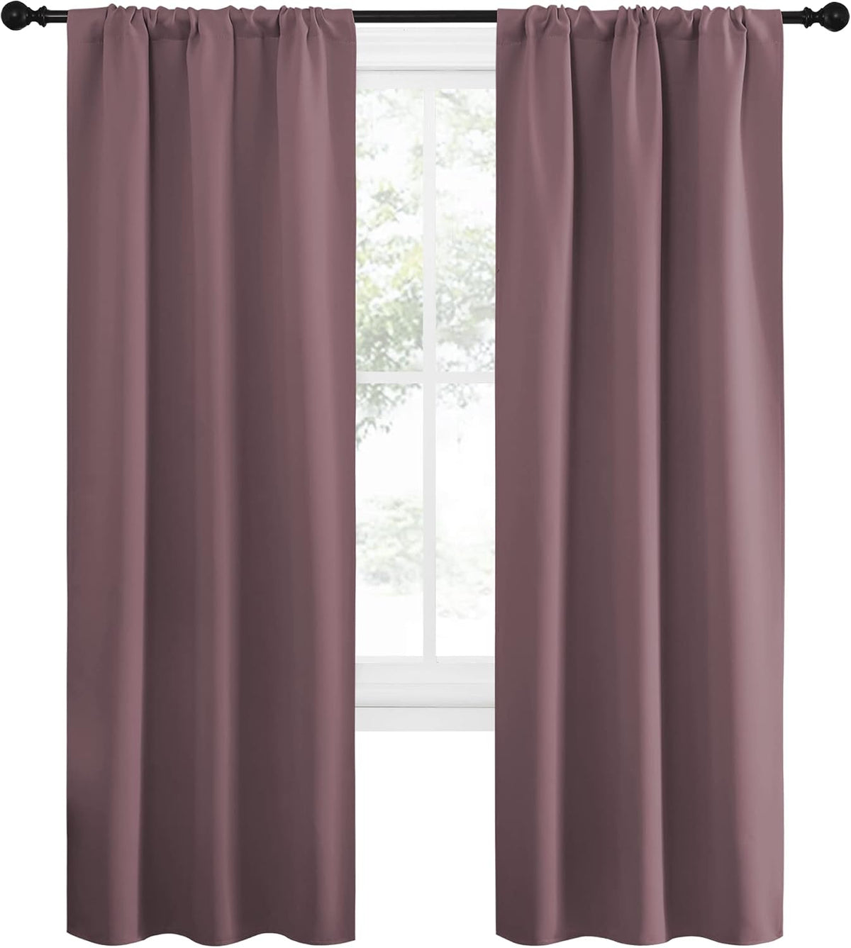 72"L x 34"W polyester curtains, alternate view 2