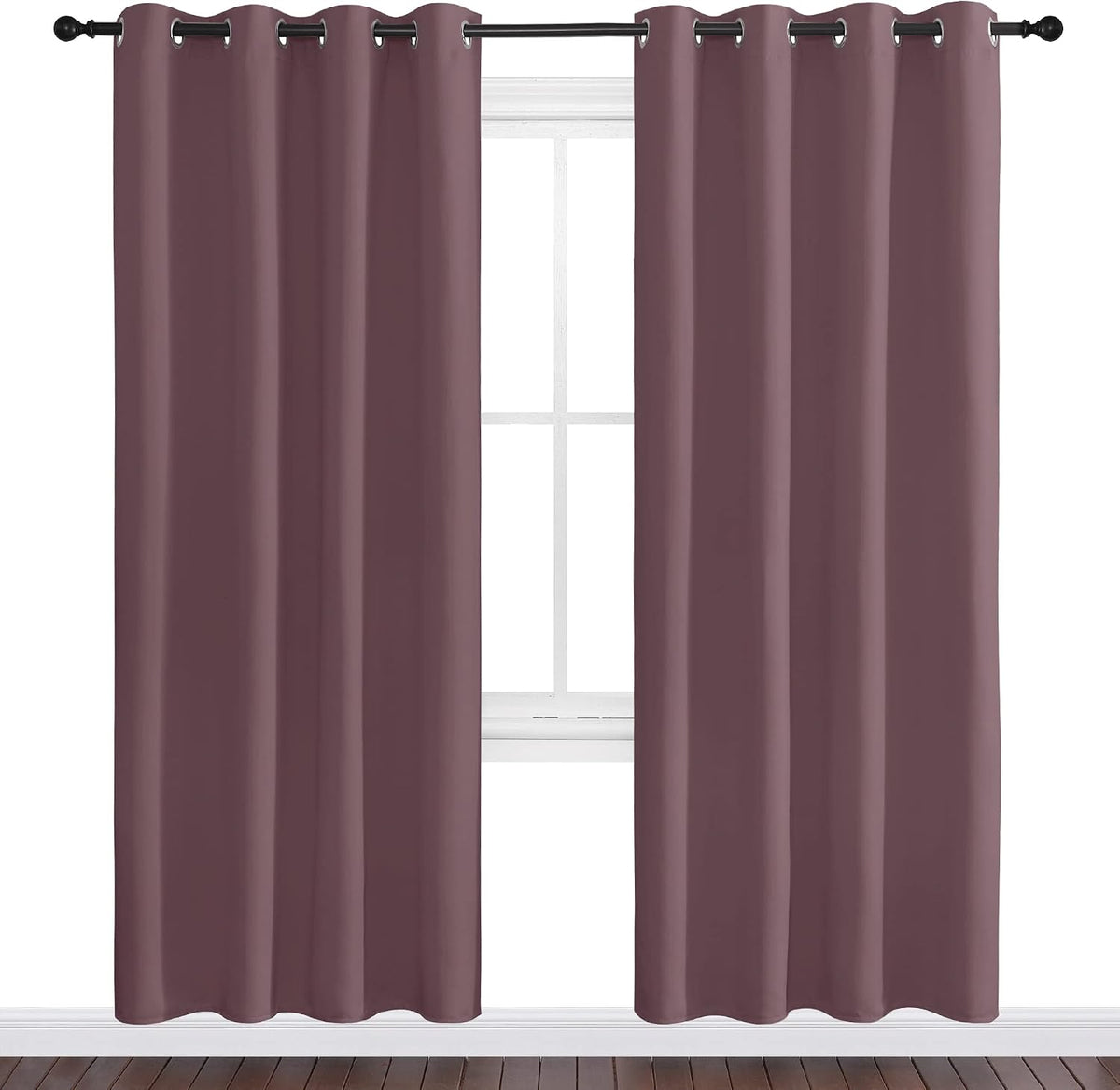 78"L x 55"W polyester curtains, alternate view 2