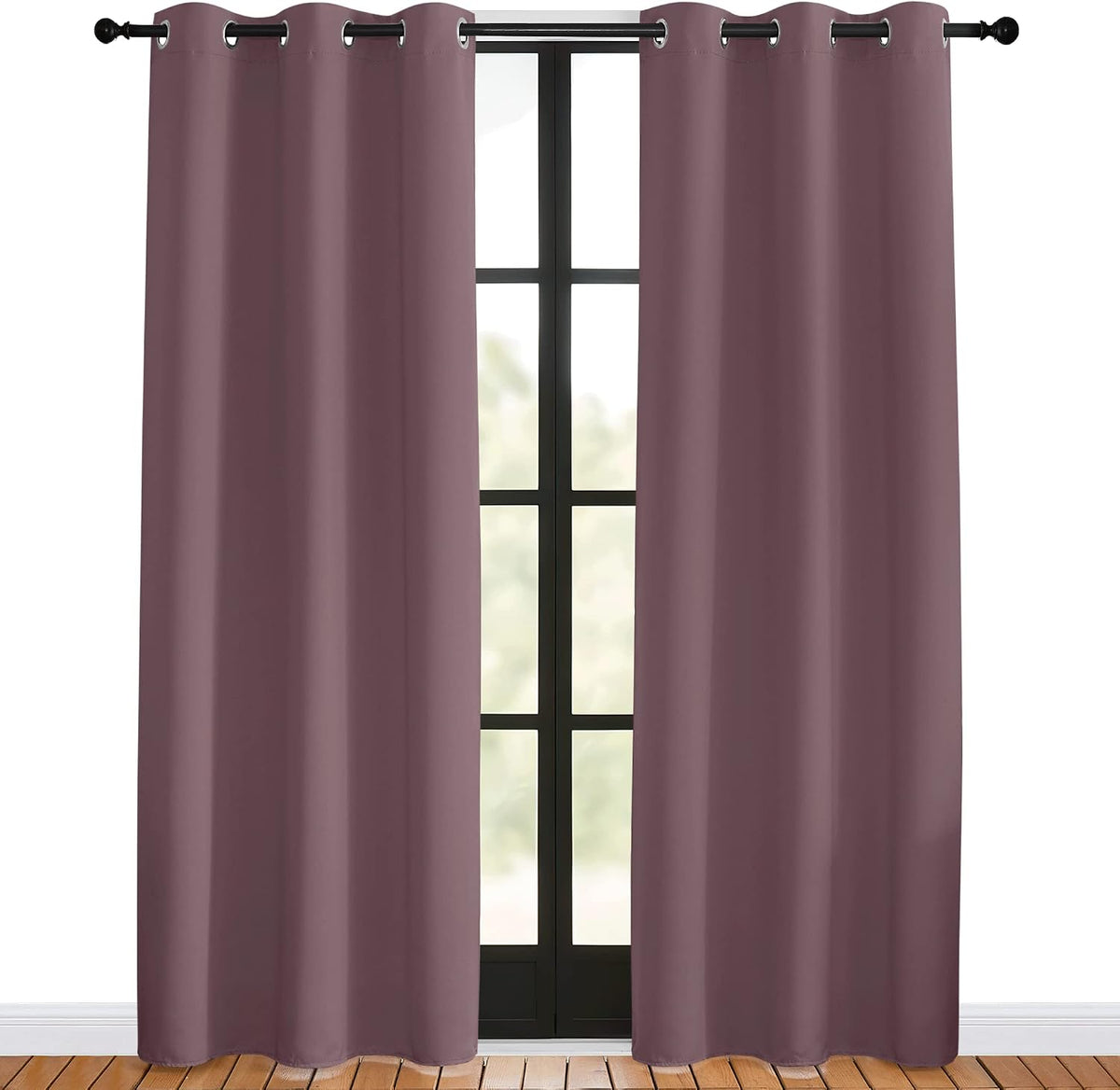 80"L x 42"W polyester curtains, alternate view 2
