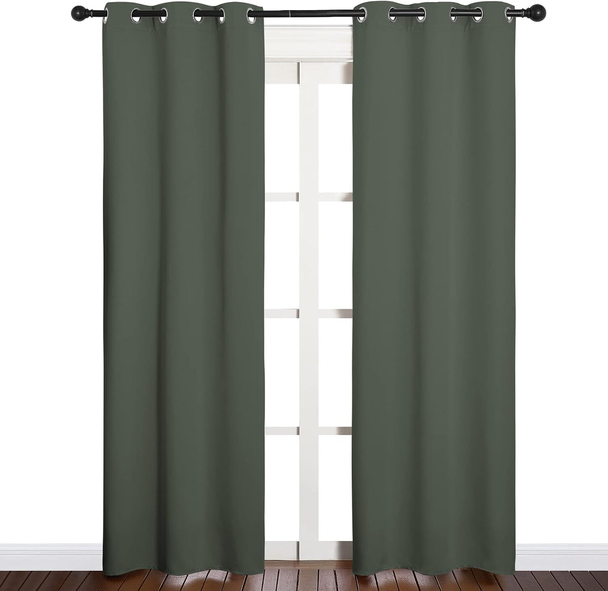 84"L x 34"W polyester curtains, alternate view 2