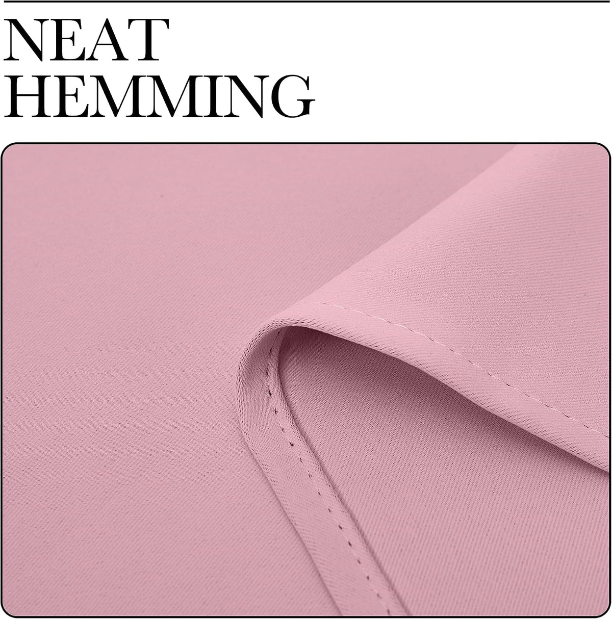 84"L x 42"W polyester curtains in Crystal Pink, alternate view 7
