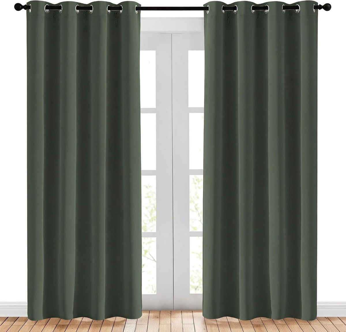 84"L x 52"W fabric curtains