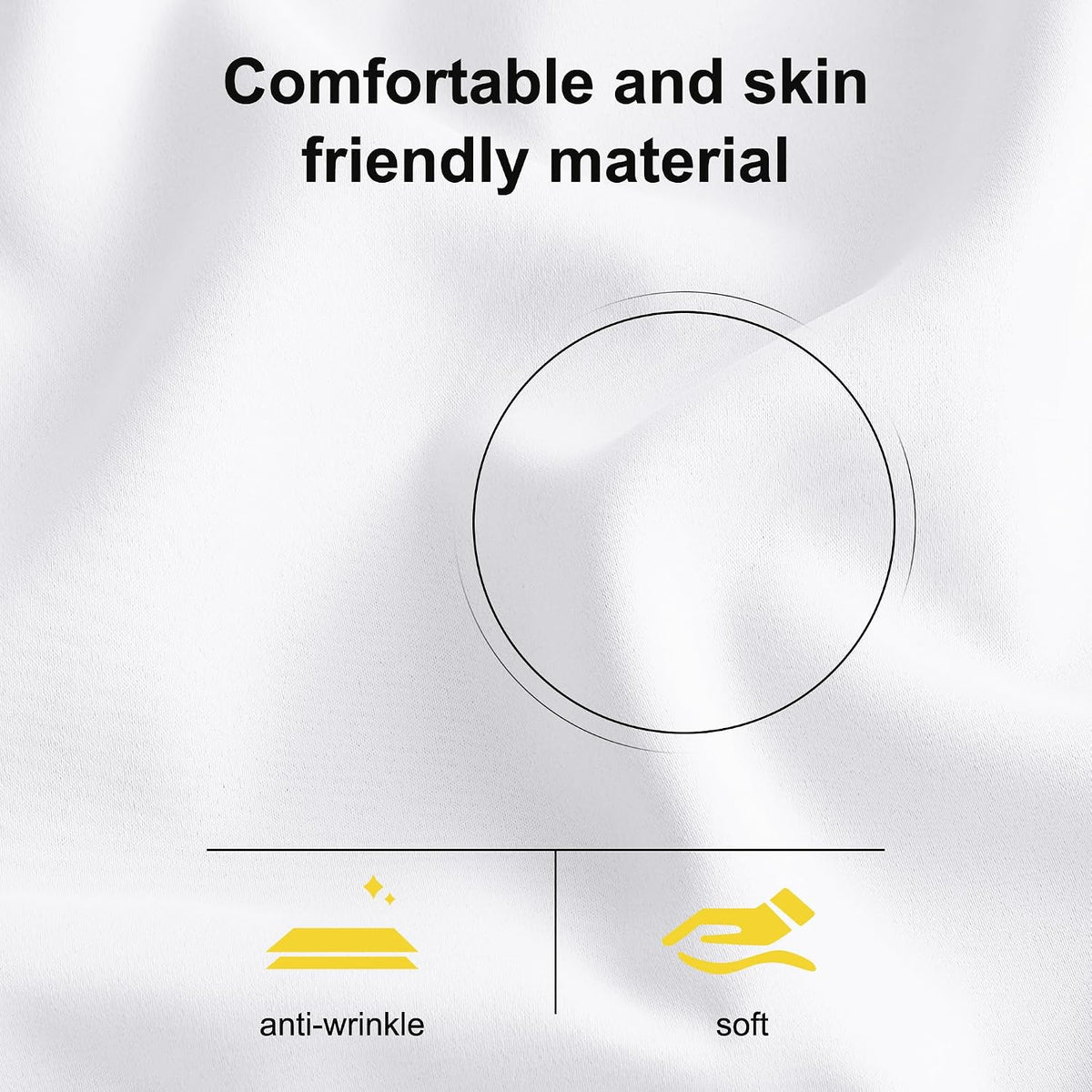 84"L x 52"W polyester curtains in Pure White, alternate view 9