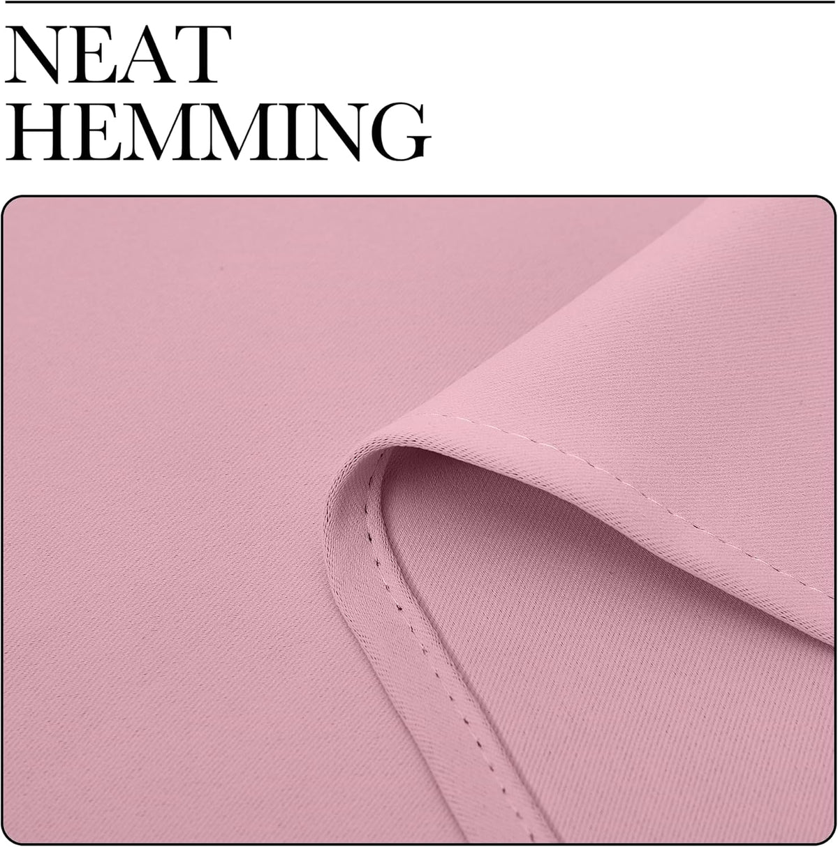 95"L x 42"W polyester curtains in Crystal Pink, alternate view 7