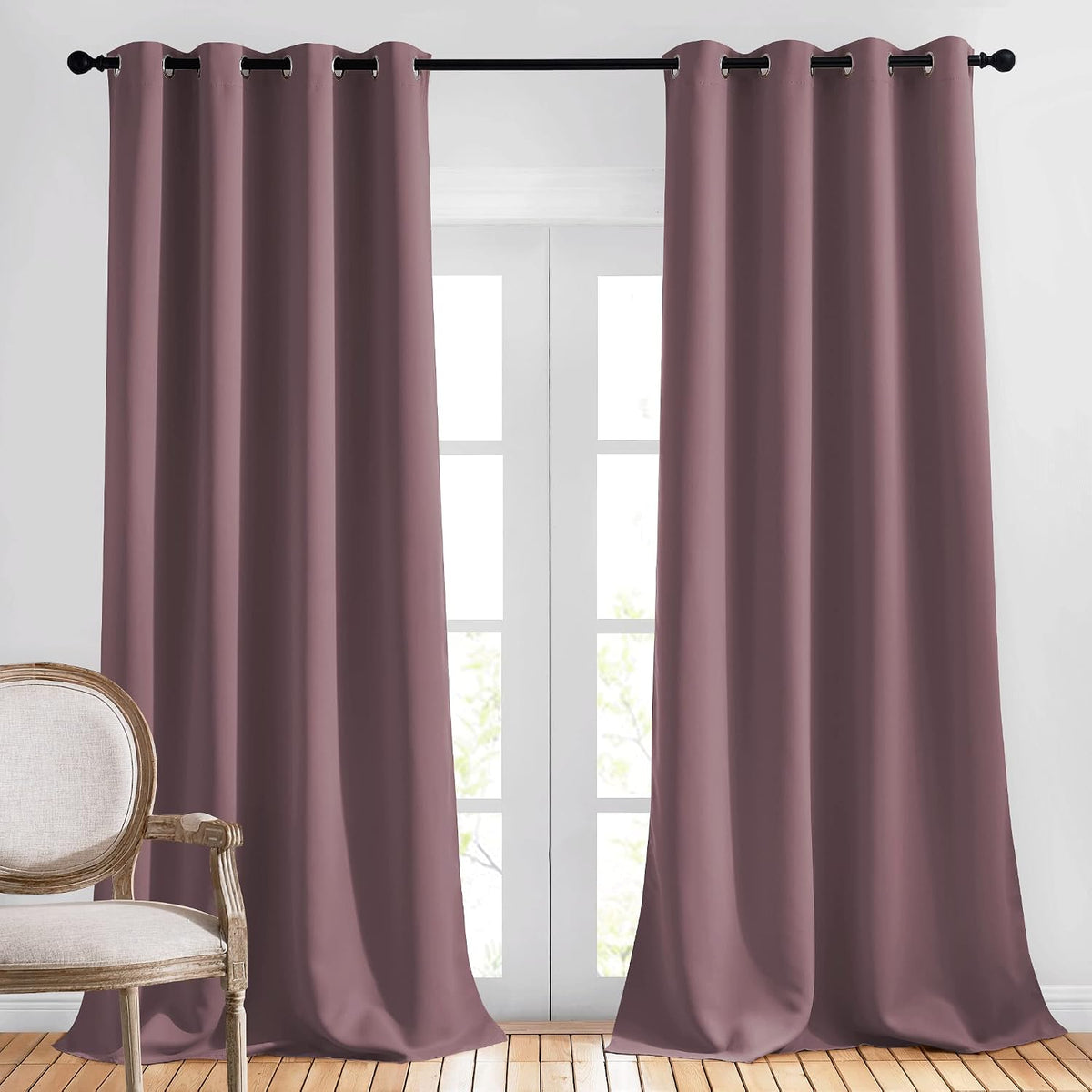 95"L x 52"W fabric curtains