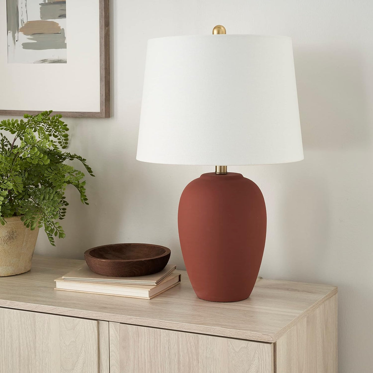 13"D x 13"W x 23"H ceramic table lamps