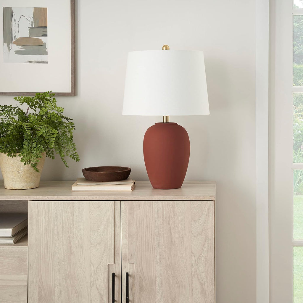 13"D x 13"W x 23"H ceramic table lamps, alternate view 2
