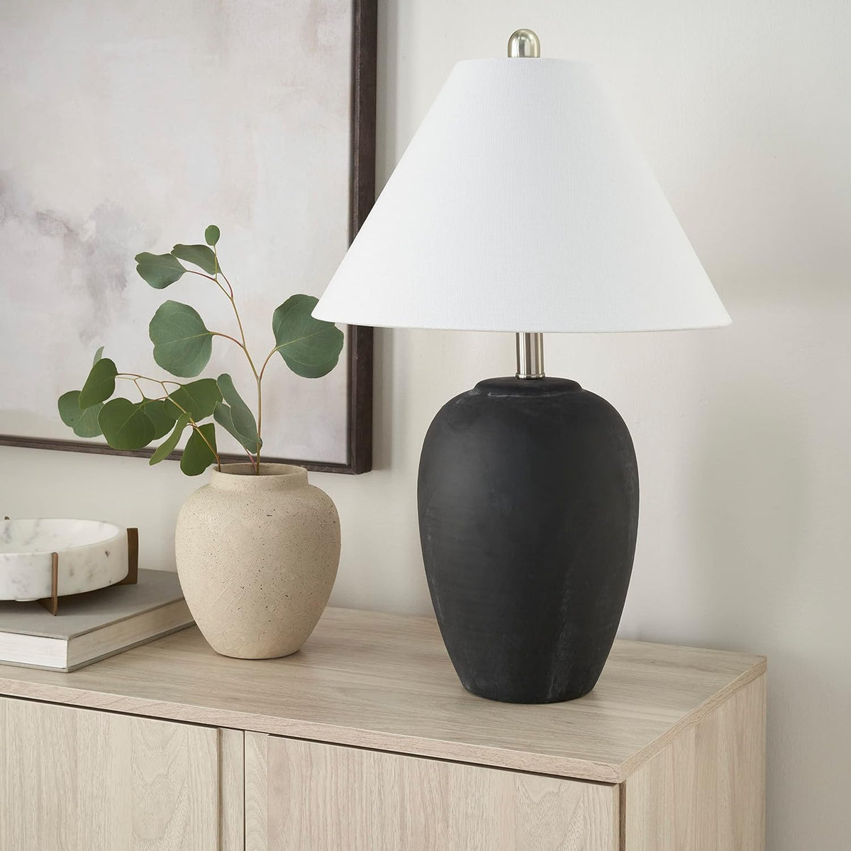 14"D x 14"W x 23"H ceramic table lamps