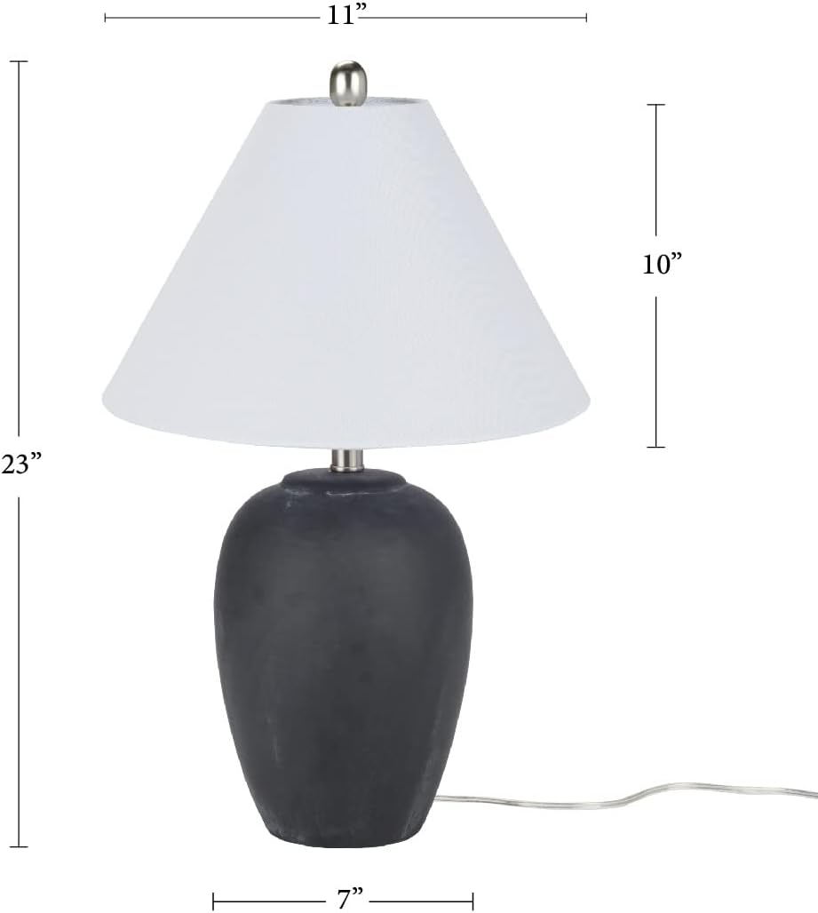 14"D x 14"W x 23"H ceramic table lamps, alternate view 4