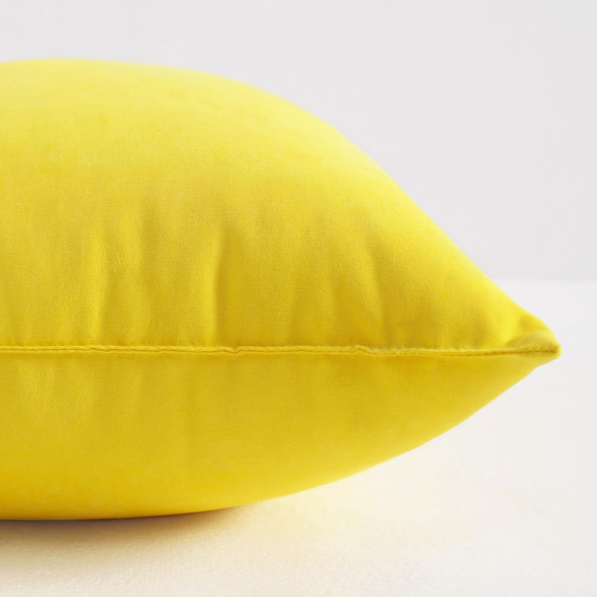 11"x7" down alternative travel pillows in Yellow, alternate view 2