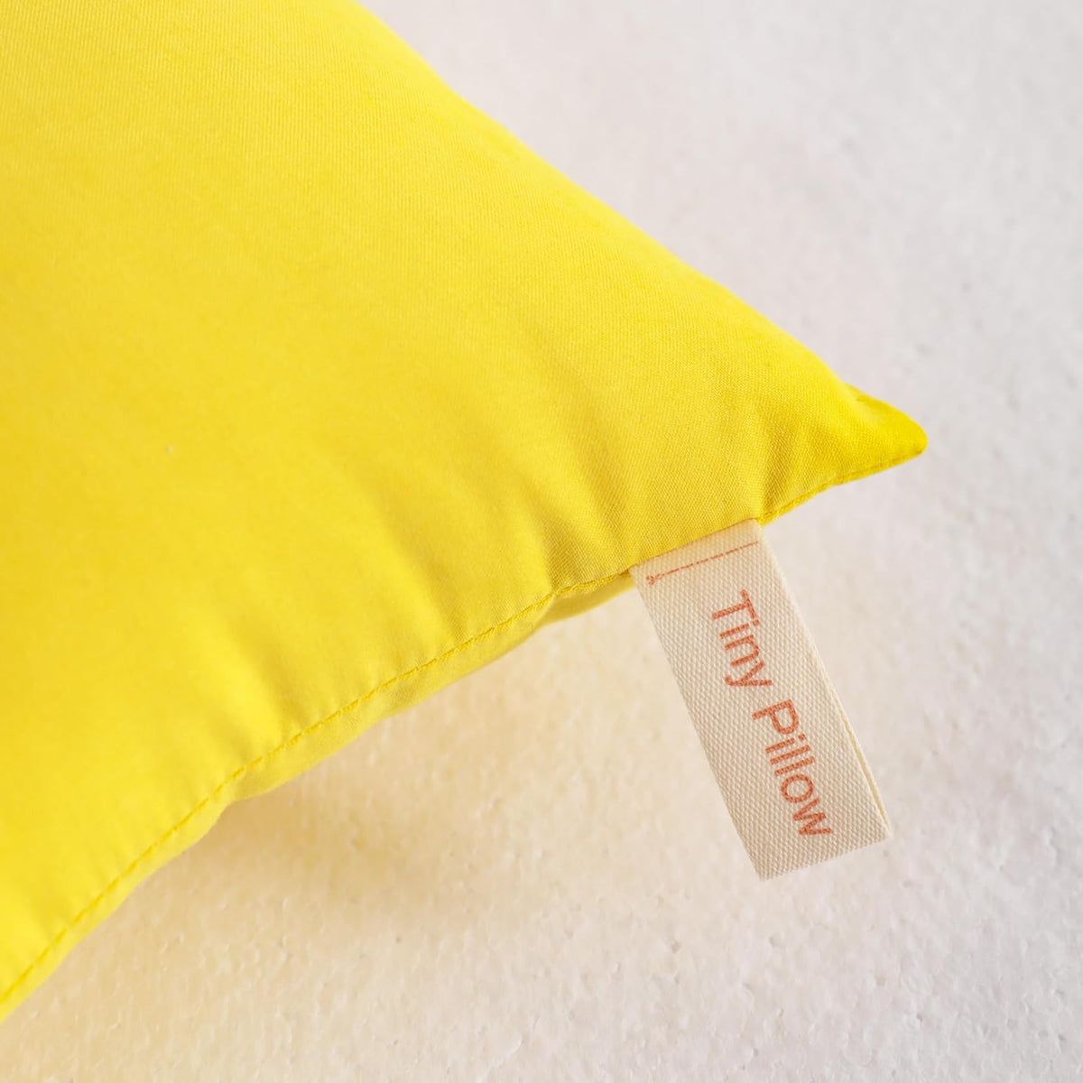 11"x7" down alternative travel pillows in Yellow, alternate view 4