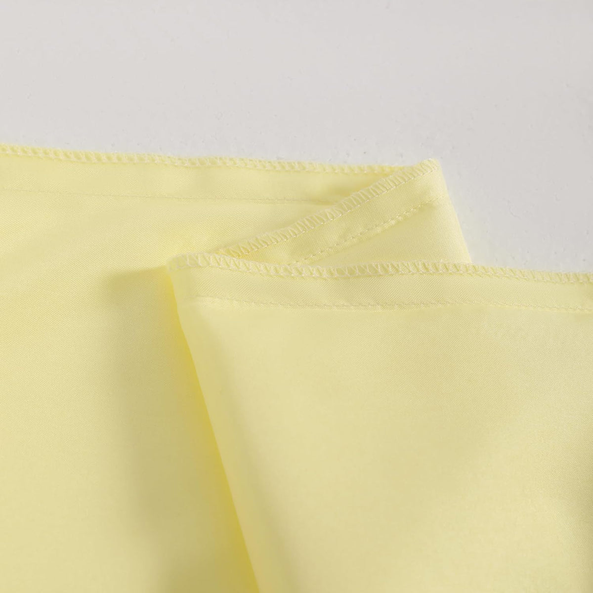 12 x King (20 x 36 Inches) satin pillowcases in Light Yellow, alternate view 4