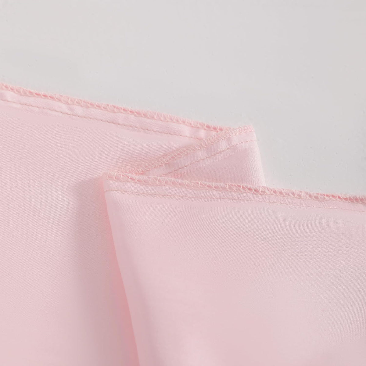 12 x Queen (20 x 30 Inches) satin pillowcases in Light Pink, alternate view 5