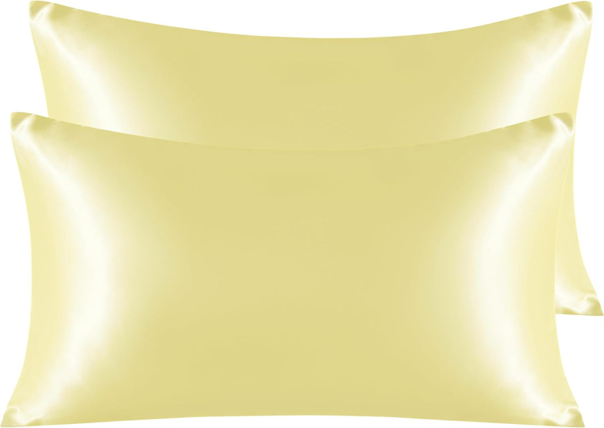 2 x King (20 x 36 Inches) satin pillowcases