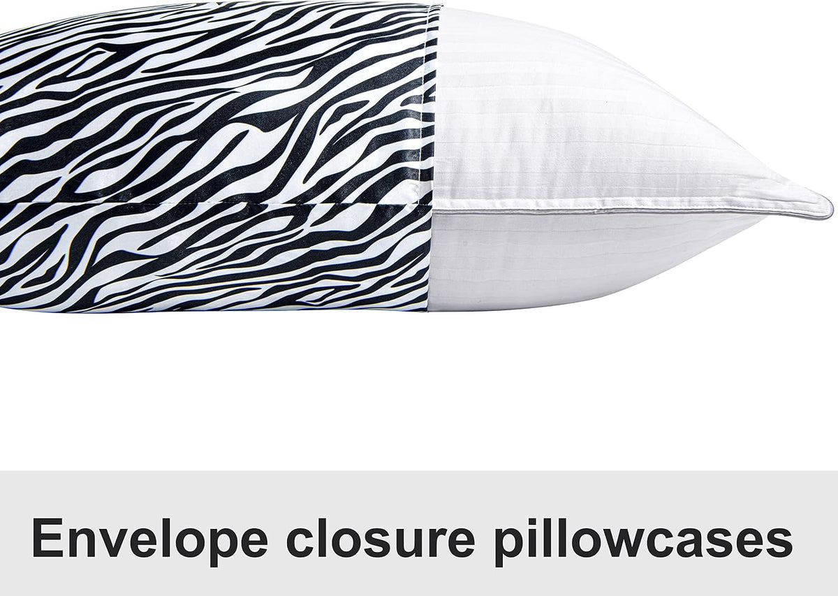 2 x Queen (20 x 30 Inches) satin pillowcases, alternate view 4