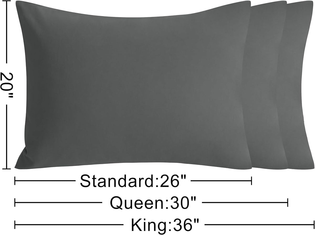 King (20" x 36") cotton pillowcases, alternate view 6
