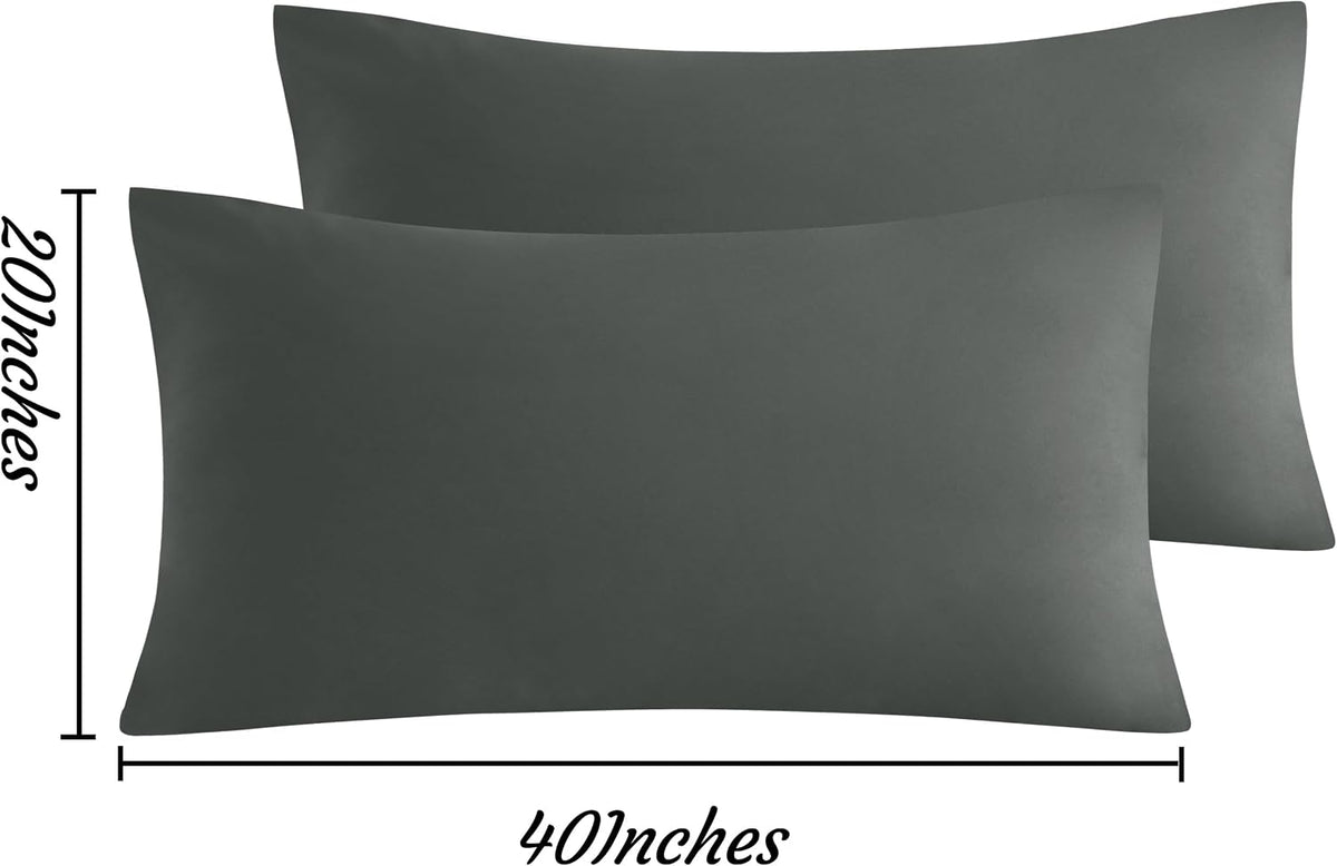 King (20"x40") microfiber pillowcases, alternate view 3