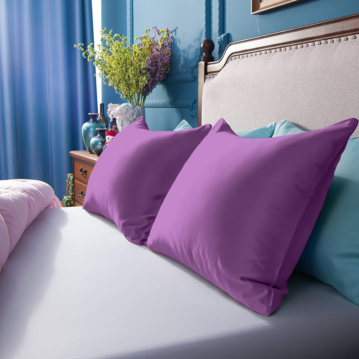 Queen (20 x 30 Inches) satin pillowcases, alternate view 6