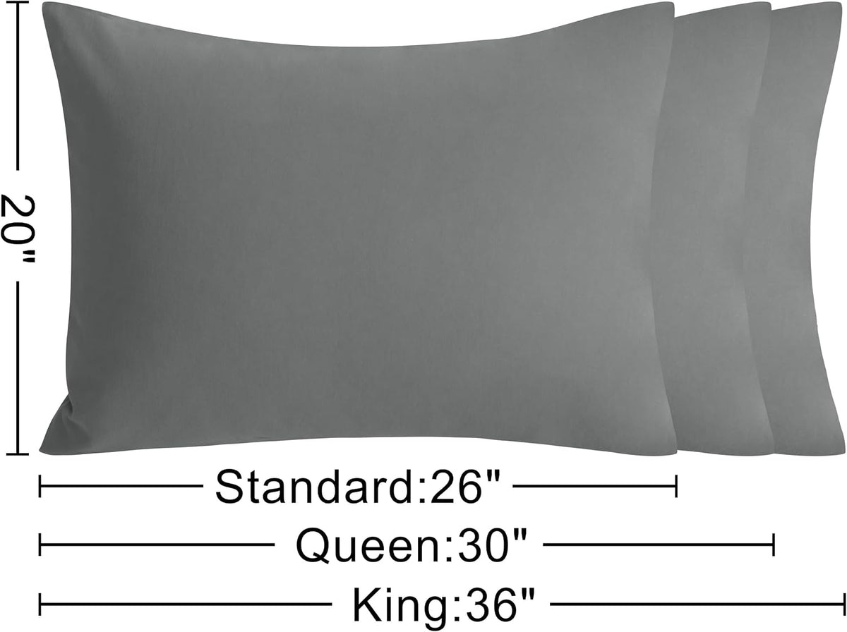 Standard (20" x 26") cotton pillowcases, alternate view 2