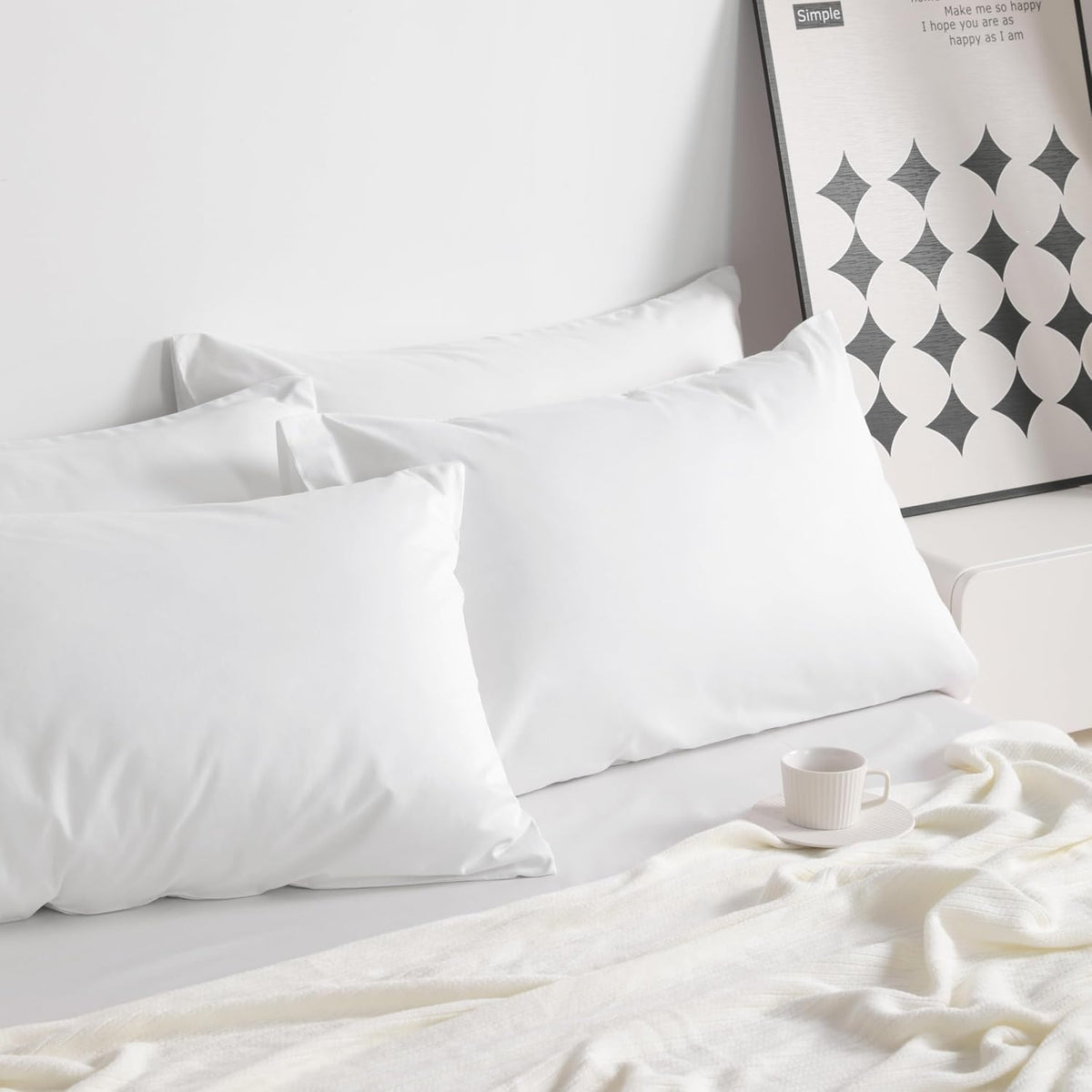 Standard (20" x 26") cotton pillowcases, alternate view 3